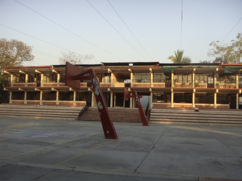 One of the school buildings